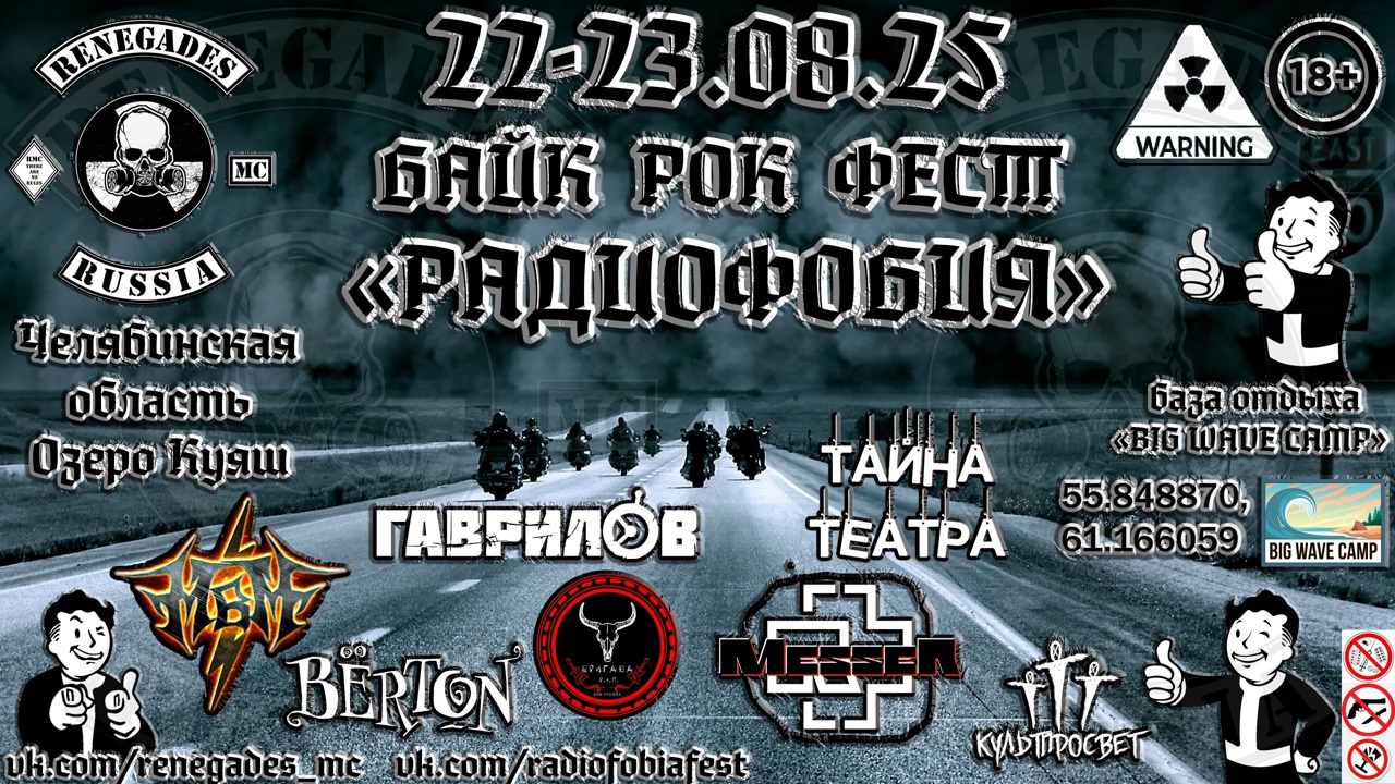 Байк-Рок-Фест РАДИОФОБИЯ 2025