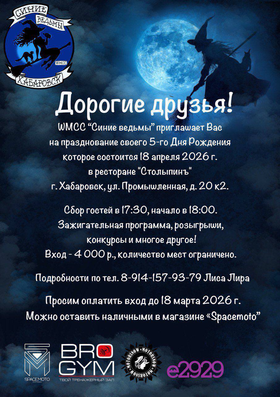 V-й ДР WMCC Синие Ведьмы