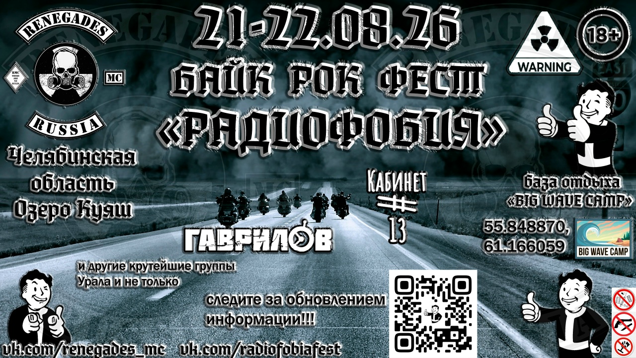 Байк-рок-фест Радиофобия 2026