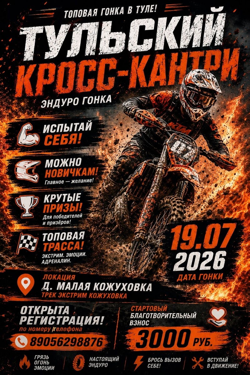 Эндуро гонка Тульский Кросс-кантри 2026